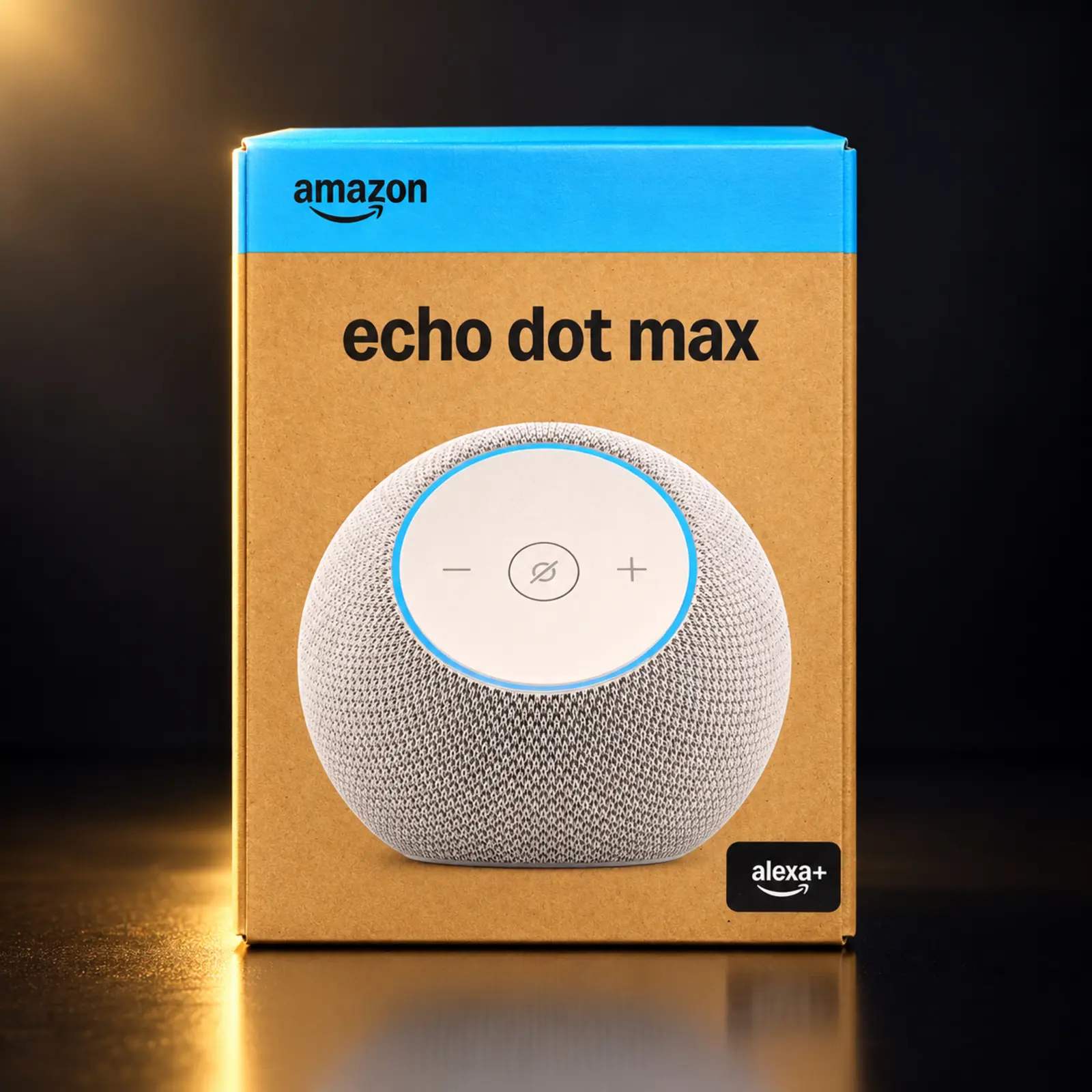 Amazon Echo Dot Max com Alexa branco