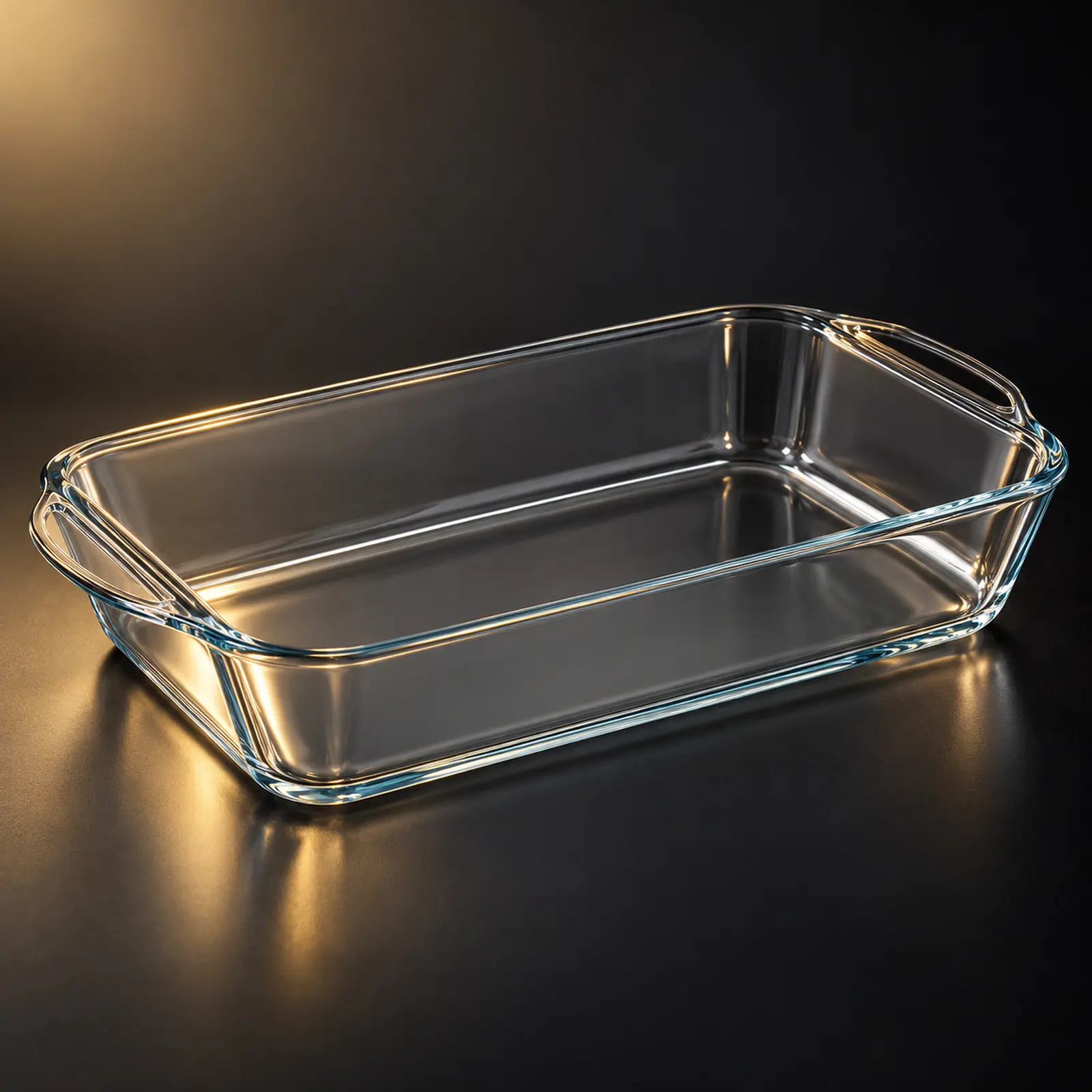 Forma assadeira Pasabahce Borcam retangular de vidro 33 x 19 x 5 cm
