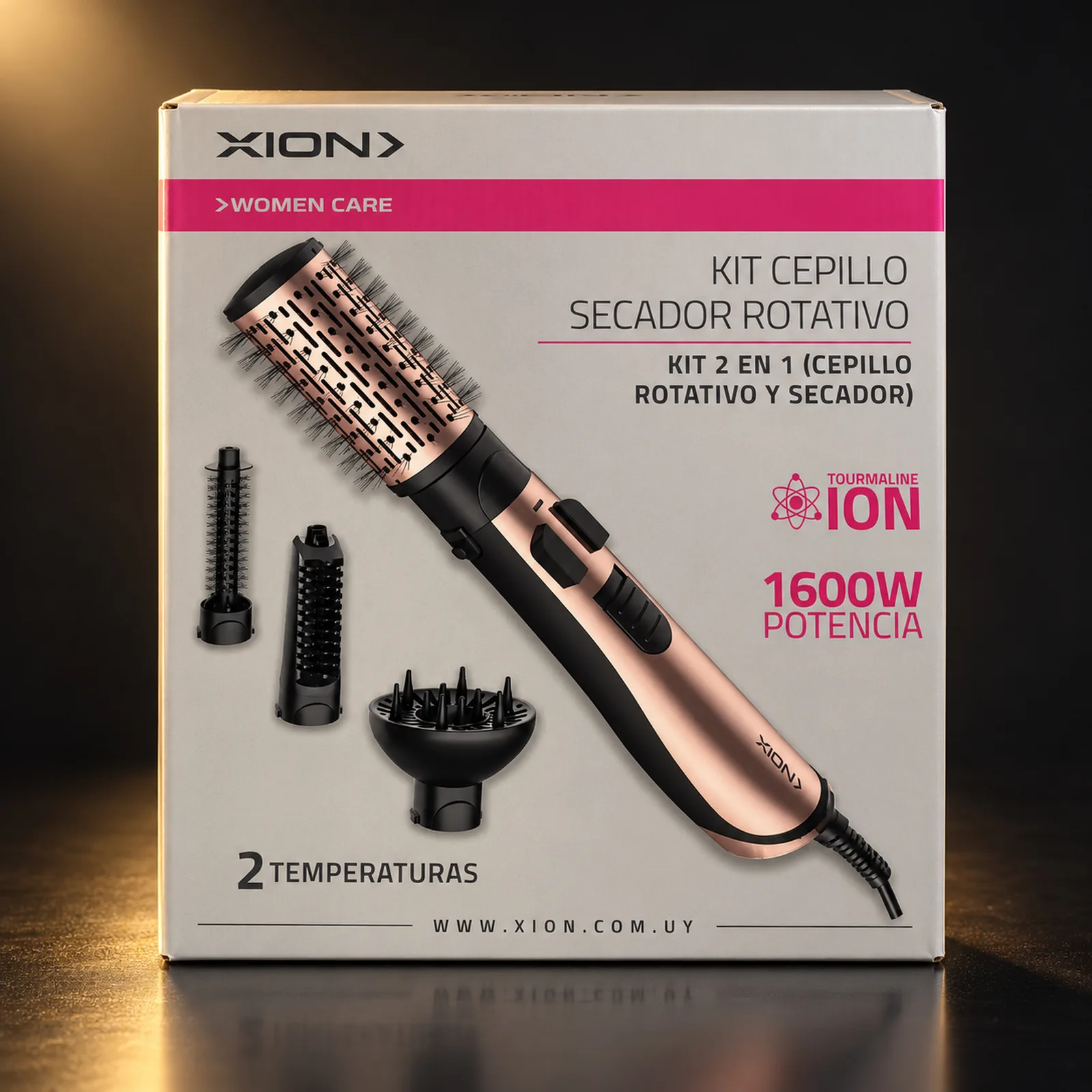 Escova rotativa secadora Xion XI-Beauty 1600 W 220 V