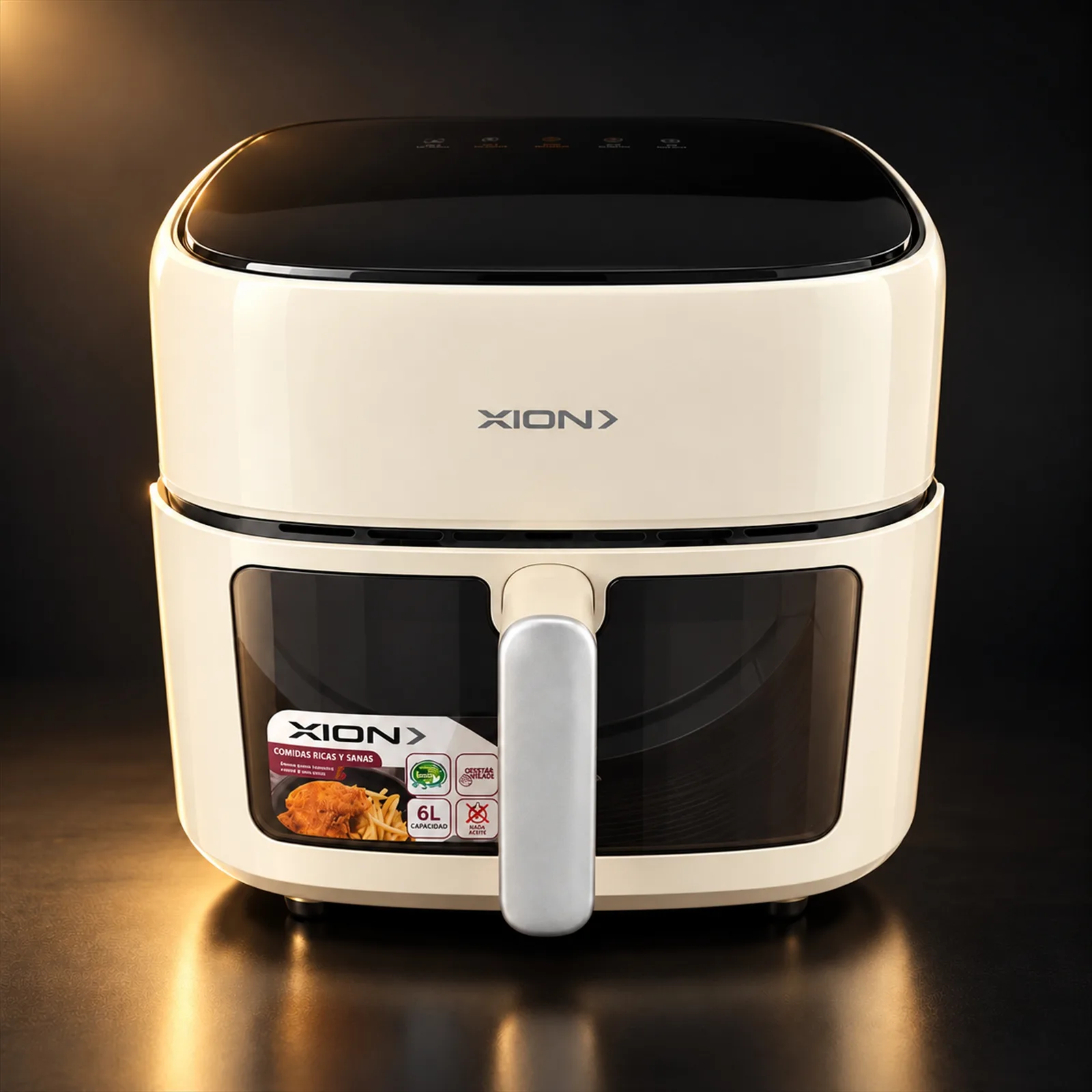 Fritadeira air fryer Xion touch 6 litros 1500W 220V XI-FR78