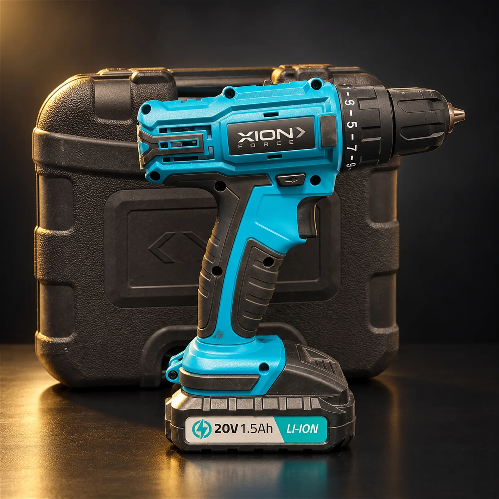 Furadeira parafusadeira Xion XI-TOOL20 20V com 2 baterias 220V