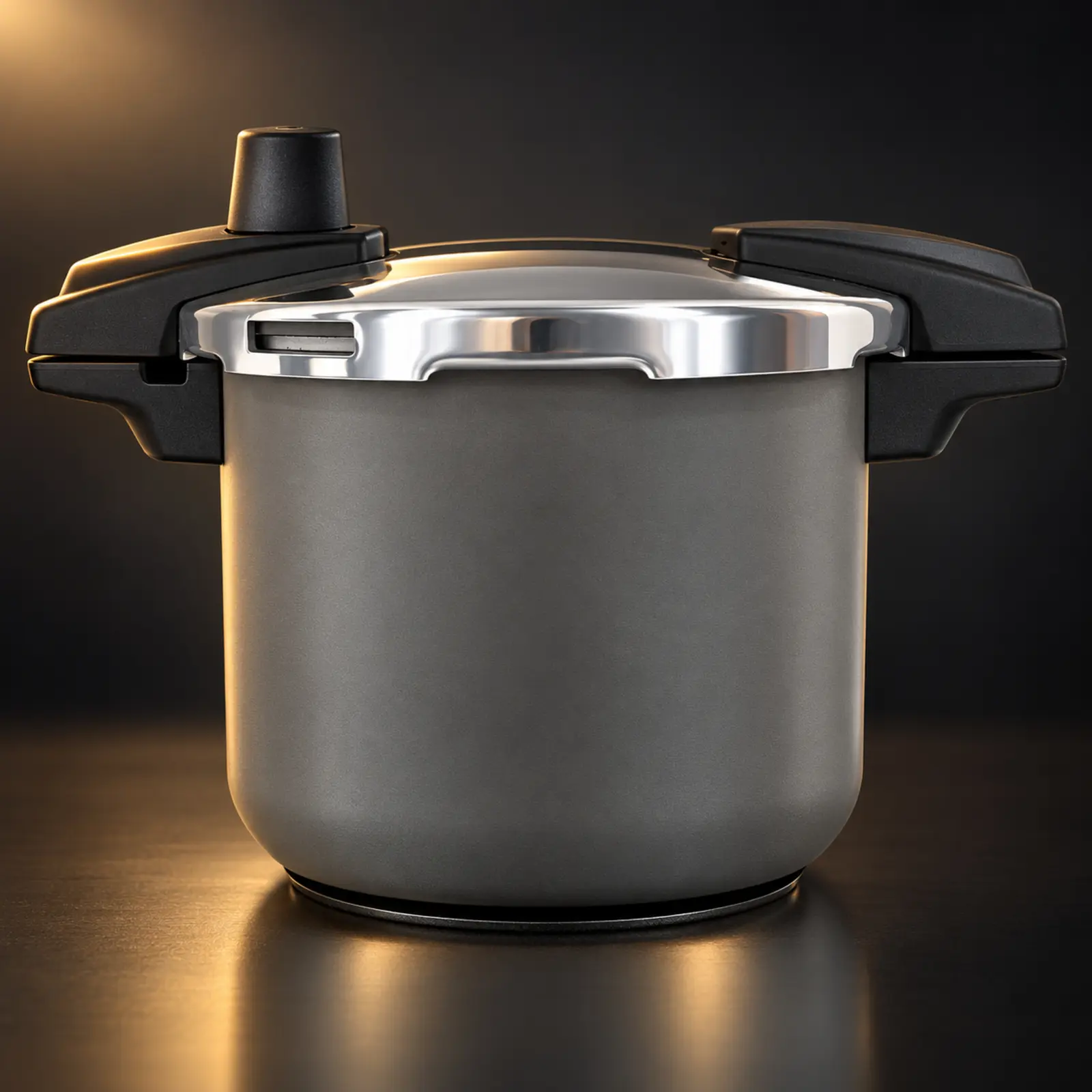 Panela de pressão Tramontina Arizona Induction titânio 20 cm 4,5 L