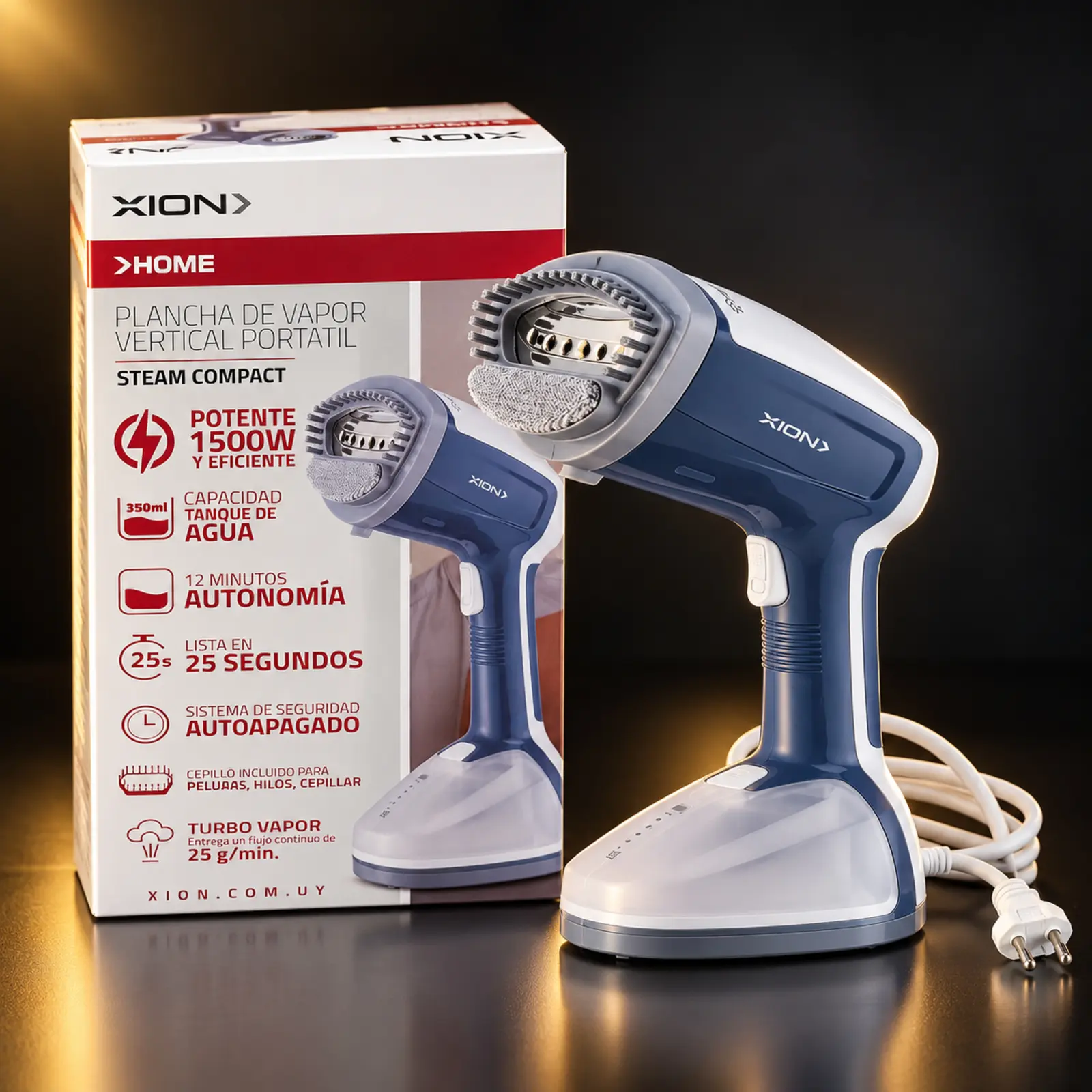 Passadeira a vapor portátil Xion XI-IRON9 1500 W 110/220 V