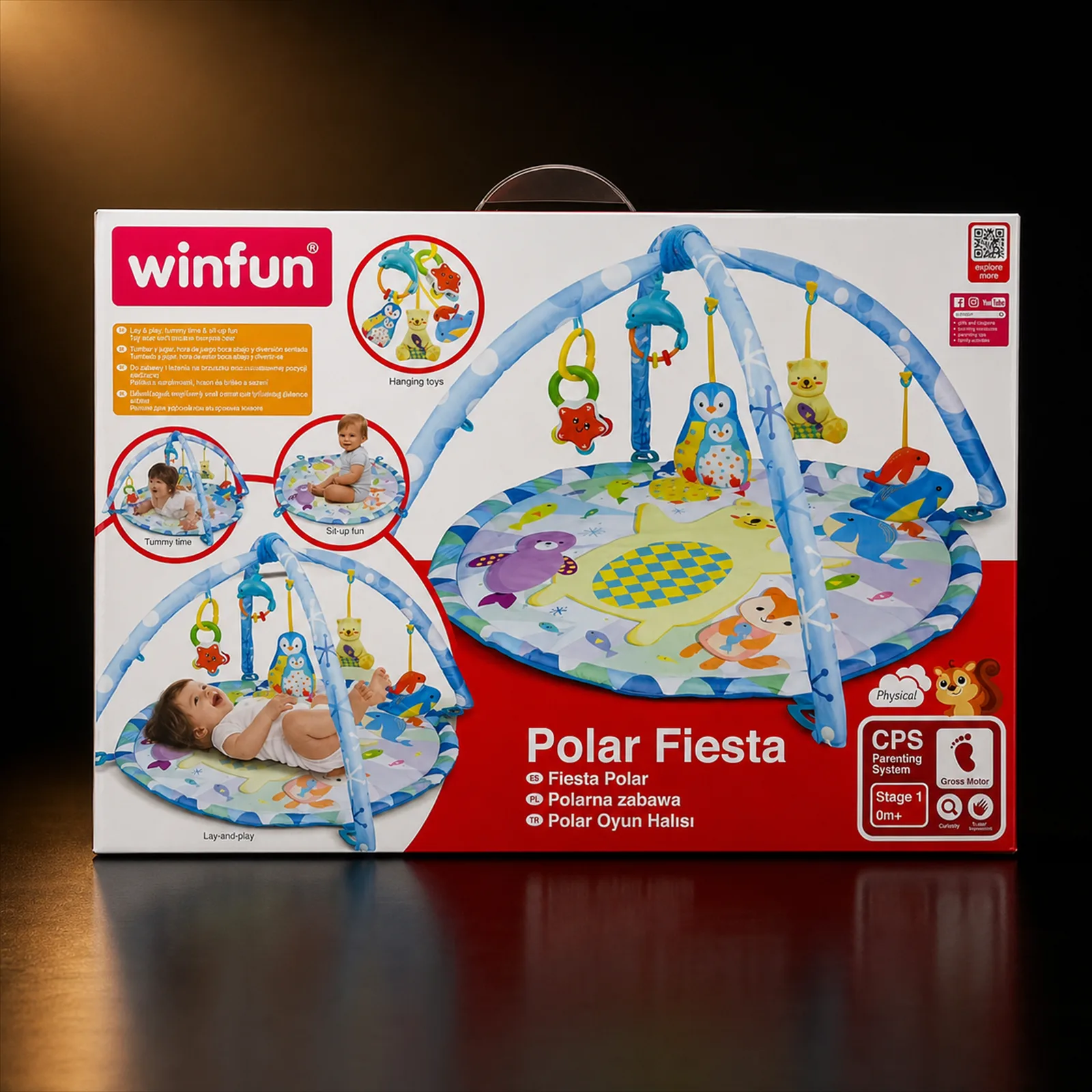 Tapete com Arco Ginásio de Animais Winfun
