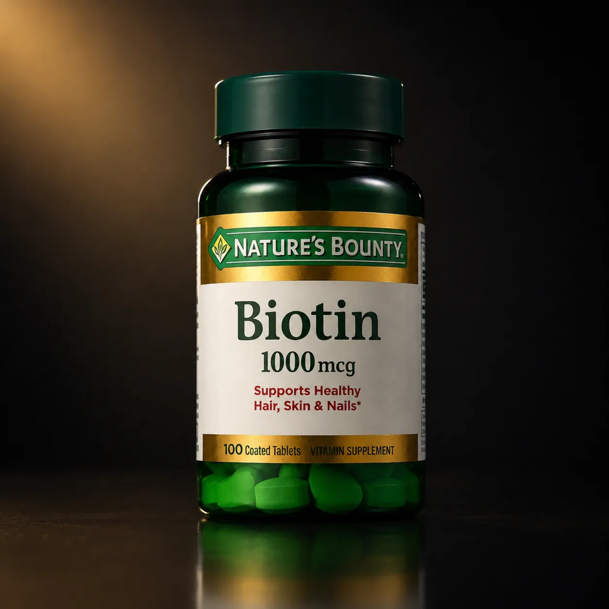Biotina 1000mcg Nature's Bounty 100 Comprimidos