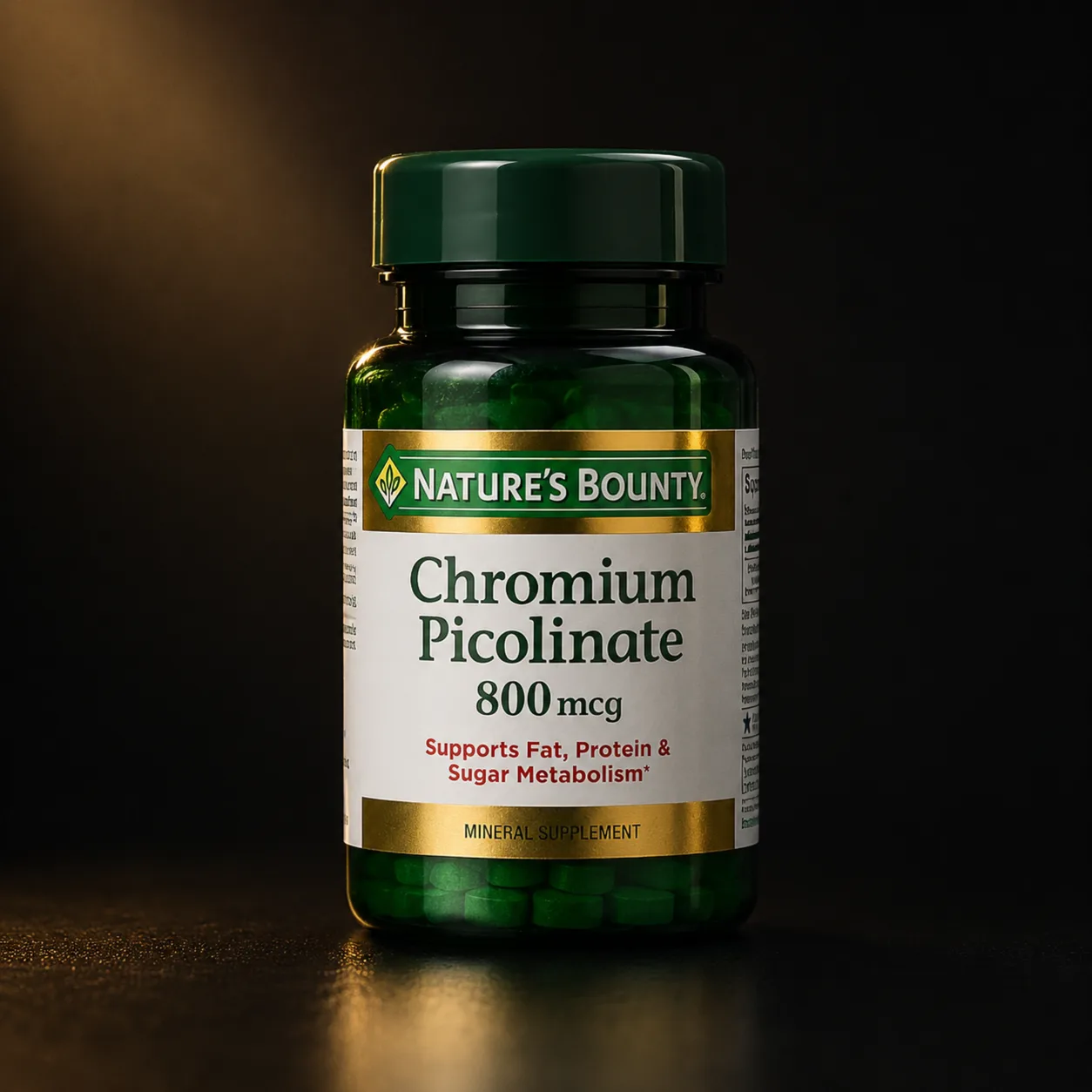 Picolinato de Cromo 800mcg Nature's Bounty 50 Comprimidos